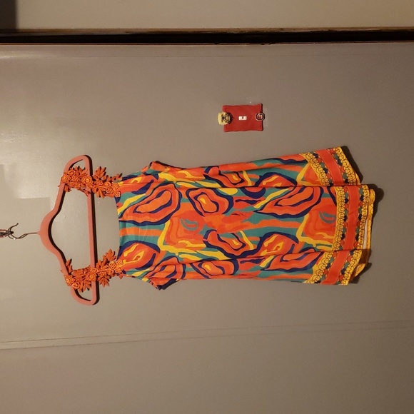 CHICME Lady's Sleeveless Sundress with Crochet Shoulder Straps - Picture 5 of 7